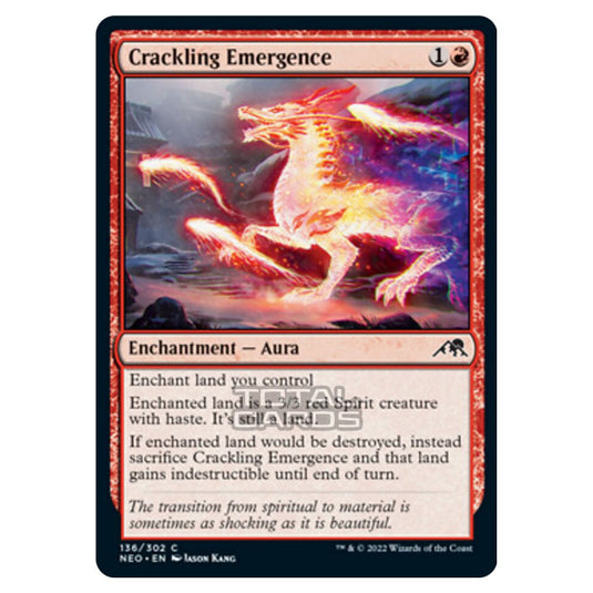 Magic The Gathering - Kamigawa - Neon Dynasty - Crackling Emergence - 136/302