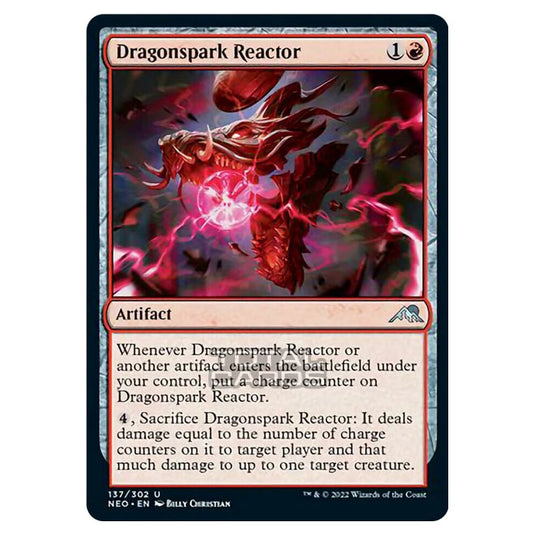 Magic The Gathering - Kamigawa - Neon Dynasty - Dragonspark Reactor - 137/302