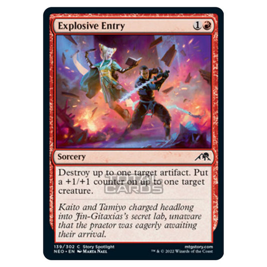 Magic The Gathering - Kamigawa - Neon Dynasty - Explosive Entry - 139/302