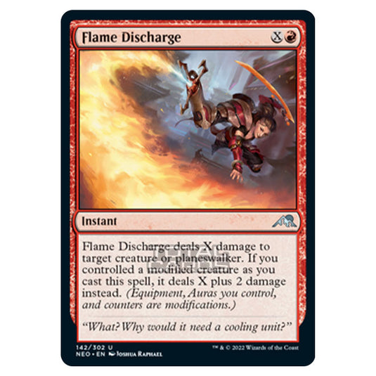 Magic The Gathering - Kamigawa - Neon Dynasty - Flame Discharge - 142/302