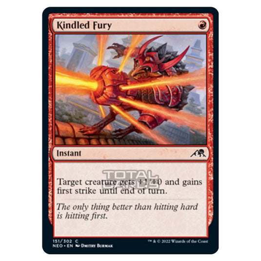 Magic The Gathering - Kamigawa - Neon Dynasty - Kindled Fury - 151/302