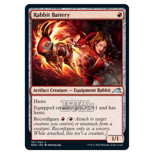 Magic The Gathering - Kamigawa - Neon Dynasty - Rabbit Battery - 157/302