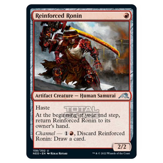 Magic The Gathering - Kamigawa - Neon Dynasty - Reinforced Ronin - 158/302