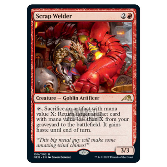 Magic The Gathering - Kamigawa - Neon Dynasty - Scrap Welder - 159/302