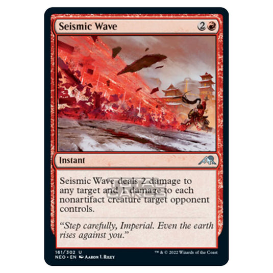 Magic The Gathering - Kamigawa - Neon Dynasty - Seismic Wave - 161/302