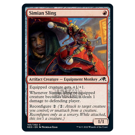 Magic The Gathering - Kamigawa - Neon Dynasty - Simian Sling - 163/302