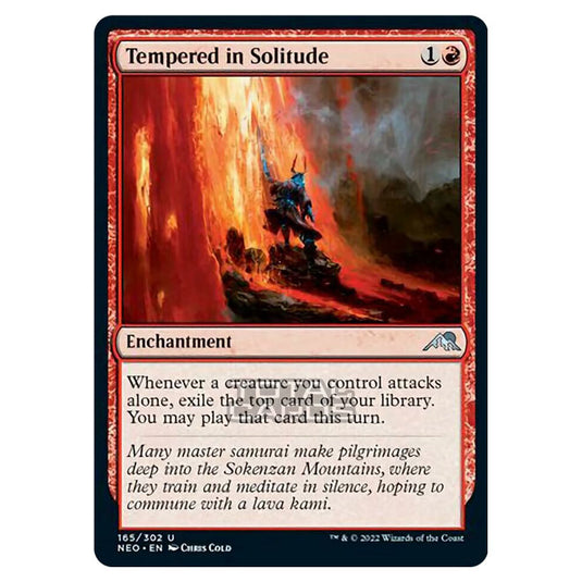 Magic The Gathering - Kamigawa - Neon Dynasty - Tempered in Solitude - 165/302