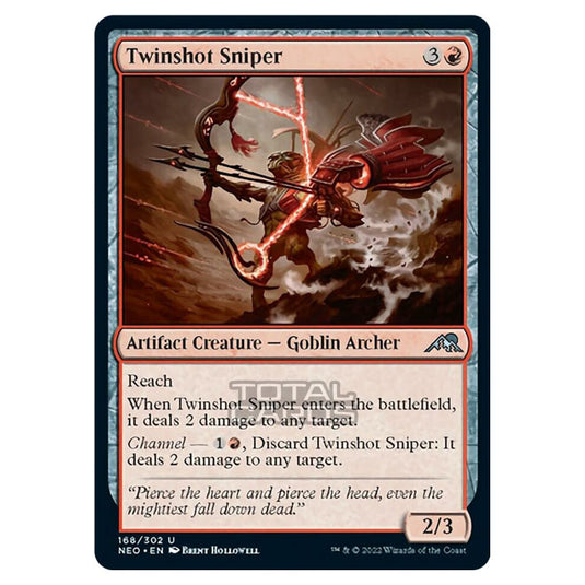 Magic The Gathering - Kamigawa - Neon Dynasty - Twinshot Sniper - 168/302