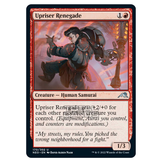 Magic The Gathering - Kamigawa - Neon Dynasty - Upriser Renegade - 170/302