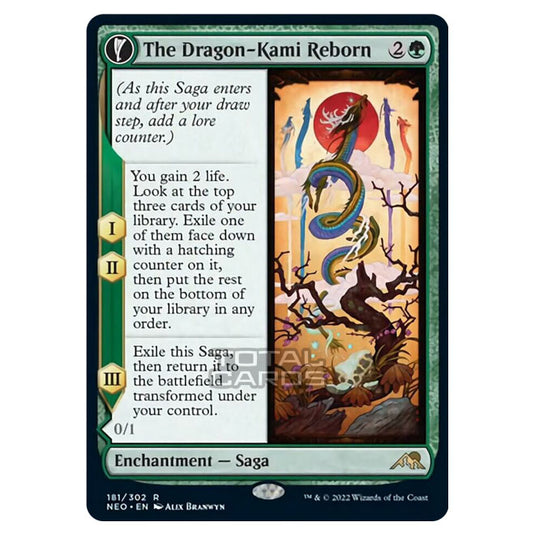 Magic The Gathering - Kamigawa - Neon Dynasty - The Dragon-Kami Reborn // Dragon-Kami's Egg - 181/302