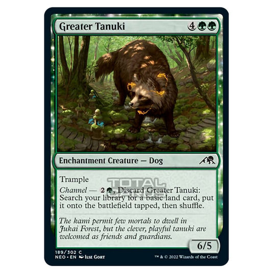 Magic The Gathering - Kamigawa - Neon Dynasty - Greater Tanuki - 189/302