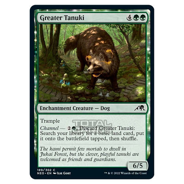 Magic The Gathering - Kamigawa - Neon Dynasty - Greater Tanuki