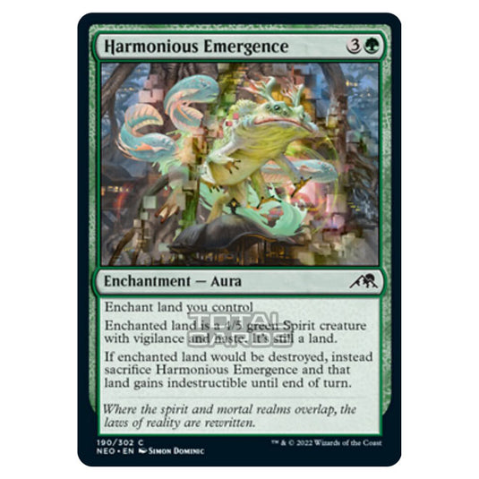 Magic The Gathering - Kamigawa - Neon Dynasty - Harmonious Emergence - 190/302