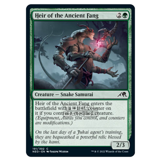 Magic The Gathering - Kamigawa - Neon Dynasty - Heir of the Ancient Fang - 191/302