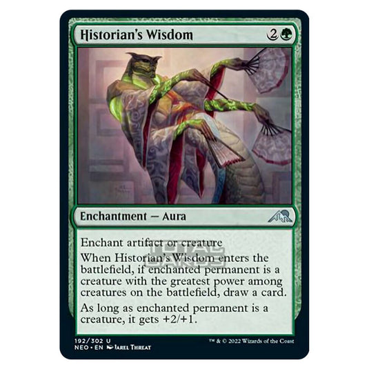 Magic The Gathering - Kamigawa - Neon Dynasty - Historian's Wisdom - 192/302