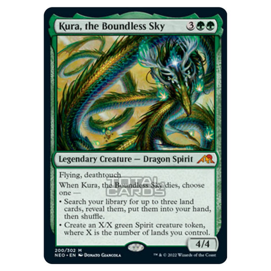 Magic The Gathering - Kamigawa - Neon Dynasty - Kura, the Boundless Sky - 200/302