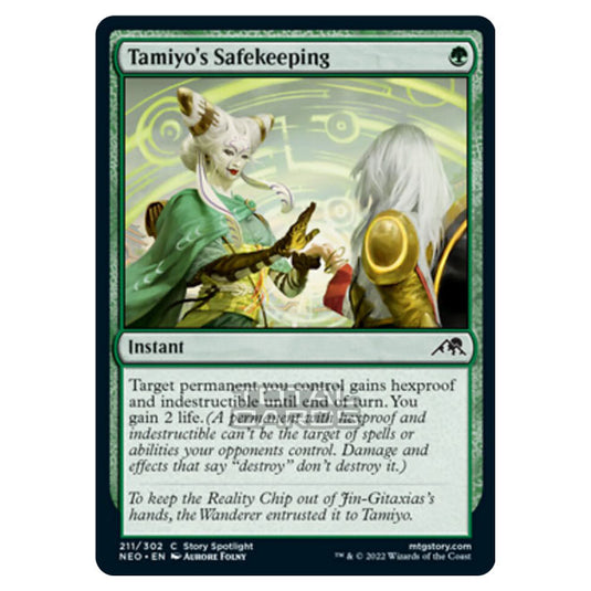 Magic The Gathering - Kamigawa - Neon Dynasty - Tamiyo's Safekeeping - 211/302