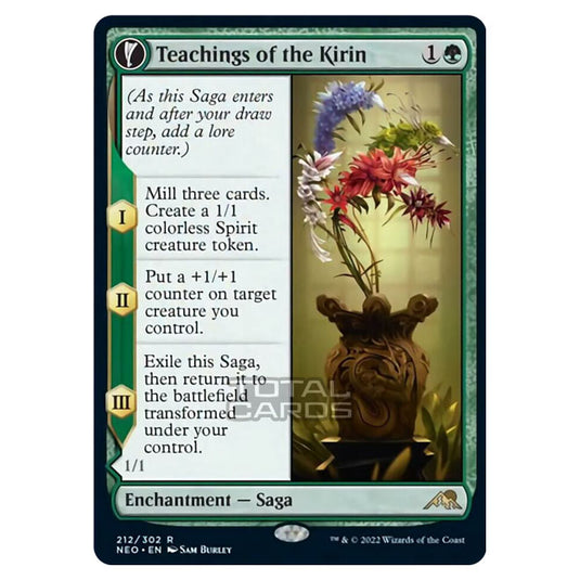 Magic The Gathering - Kamigawa - Neon Dynasty - Teachings of the Kirin // Kirin-Touched Orochi - 212/302