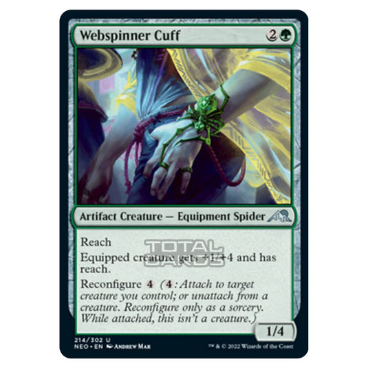 Magic The Gathering - Kamigawa - Neon Dynasty - Webspinner Cuff - 214/302