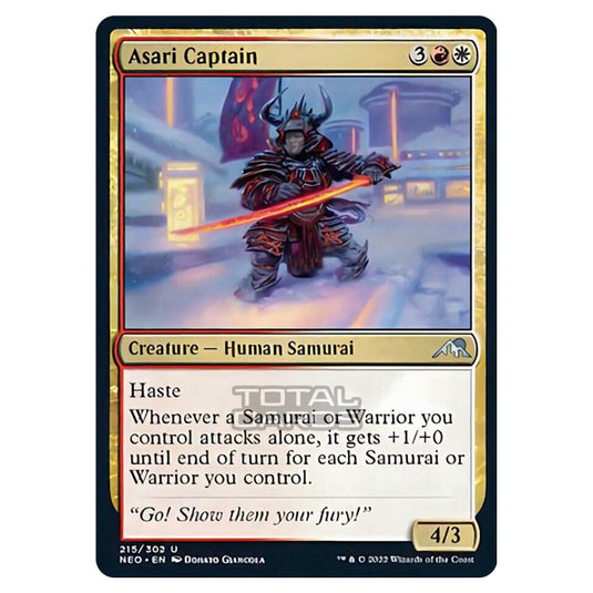 Magic The Gathering - Kamigawa - Neon Dynasty - Asari Captain - 215/302