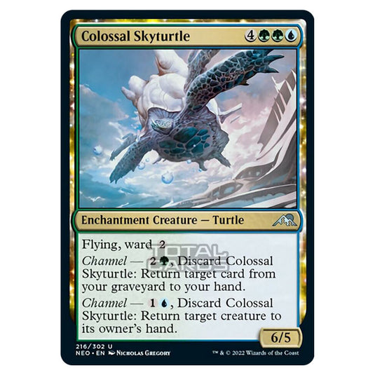 Magic The Gathering - Kamigawa - Neon Dynasty - Colossal Skyturtle - 216/302