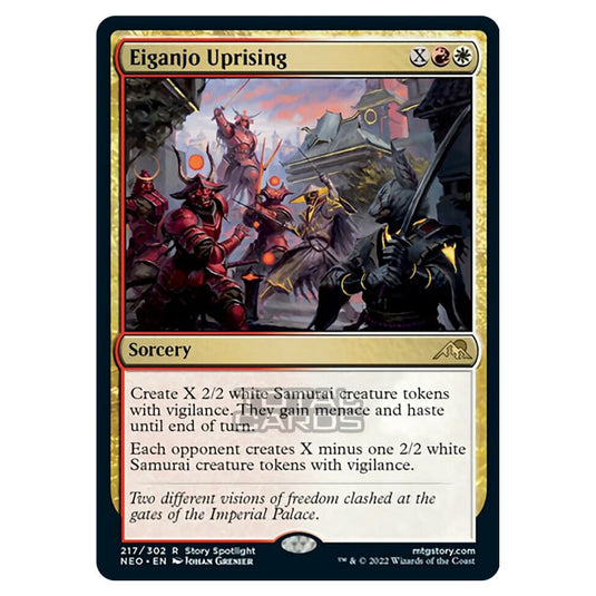 Magic The Gathering - Kamigawa - Neon Dynasty - Eiganjo Uprising - 217/302