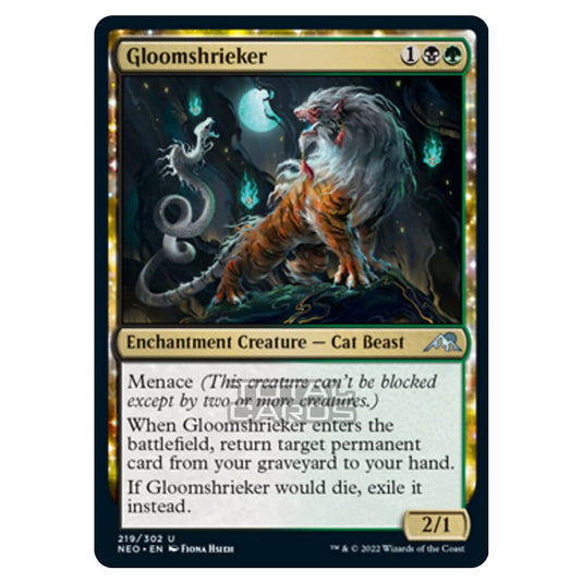 Magic The Gathering - Kamigawa - Neon Dynasty - Gloomshrieker - 219/302