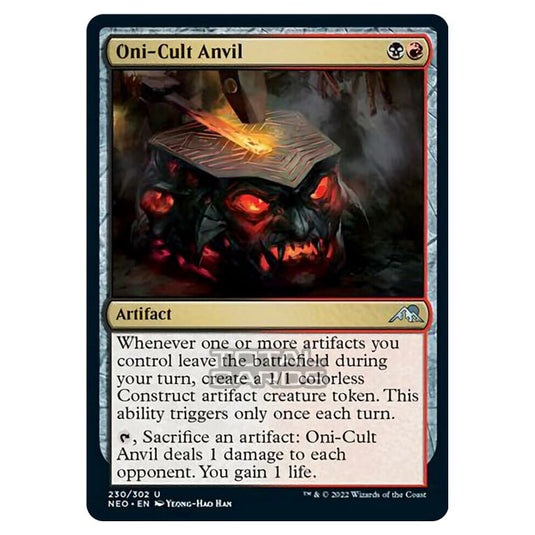 Magic The Gathering - Kamigawa - Neon Dynasty - Oni-Cult Anvil - 230/302