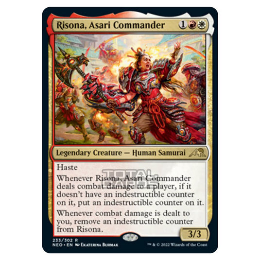 Magic The Gathering - Kamigawa - Neon Dynasty - Risona, Asari Commander - 233/302