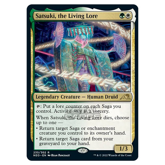 Magic The Gathering - Kamigawa - Neon Dynasty - Satsuki, the Living Lore - 235/302