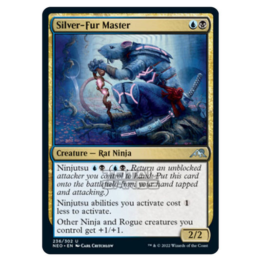 Magic The Gathering - Kamigawa - Neon Dynasty - Silver-Fur Master - 236/302