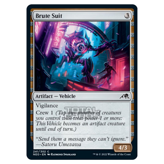 Magic The Gathering - Kamigawa - Neon Dynasty - Brute Suit - 241/302