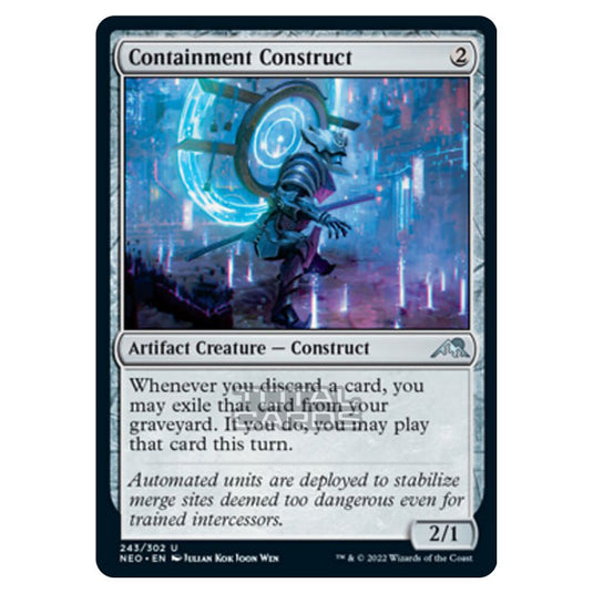 Magic The Gathering - Kamigawa - Neon Dynasty - Containment Construct - 243/302
