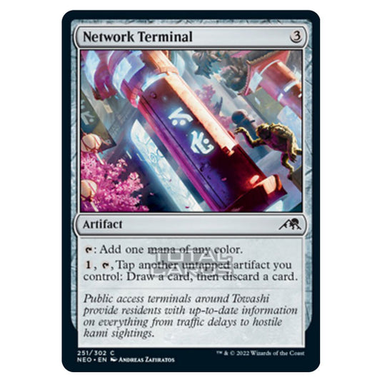 Magic The Gathering - Kamigawa - Neon Dynasty - Network Terminal - 251/302