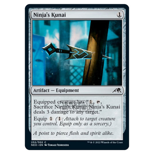 Magic The Gathering - Kamigawa - Neon Dynasty - Ninja's Kunai - 252/302