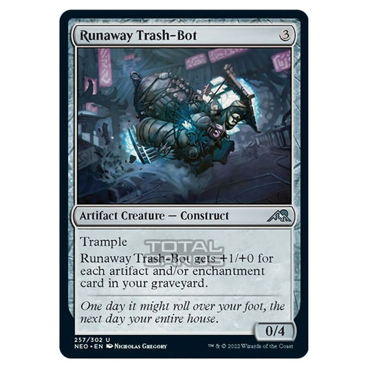 Magic The Gathering - Kamigawa - Neon Dynasty - Runaway Trash-Bot - 257/302