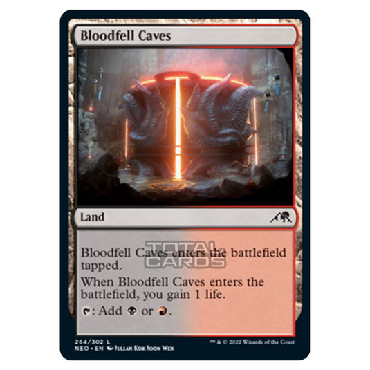 Magic The Gathering - Kamigawa - Neon Dynasty - Bloodfell Caves - 264/302