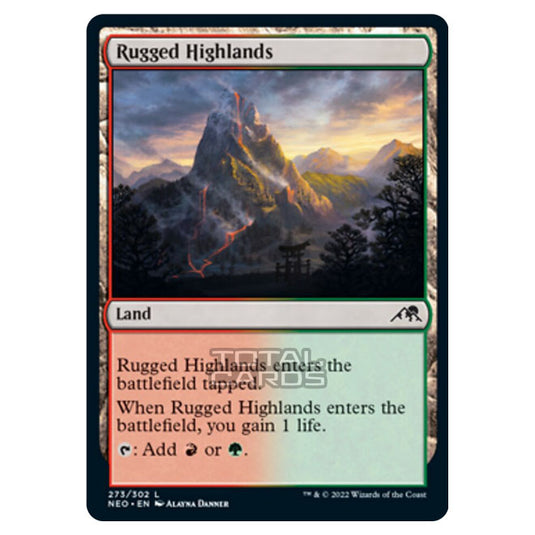 Magic The Gathering - Kamigawa - Neon Dynasty - Rugged Highlands - 273/302