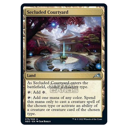 Magic The Gathering - Kamigawa - Neon Dynasty - Secluded Courtyard - 275/302