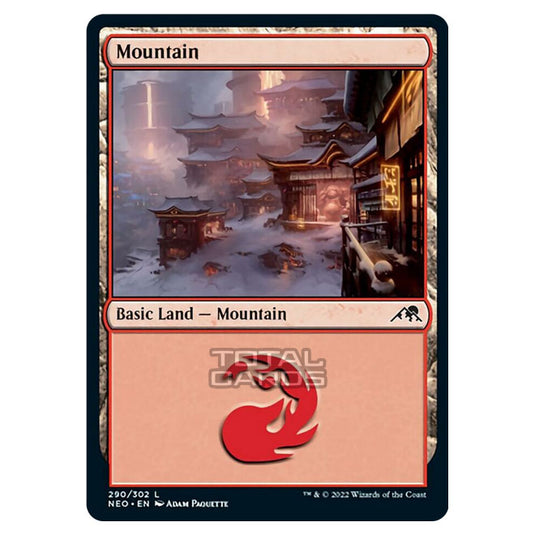 Magic The Gathering - Kamigawa - Neon Dynasty - Mountain - 290/302