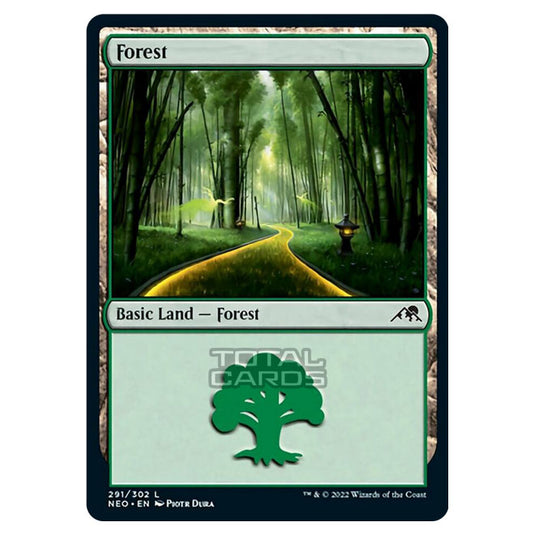 Magic The Gathering - Kamigawa - Neon Dynasty - Forest - 291/302