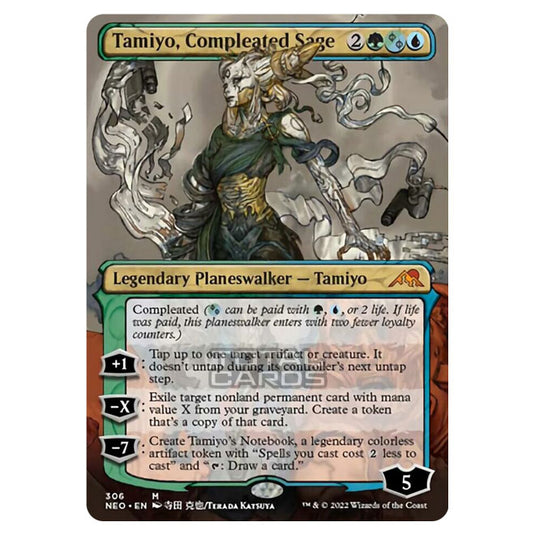 Magic The Gathering - Kamigawa - Neon Dynasty - Tamiyo, Compleated Sage - 306/302