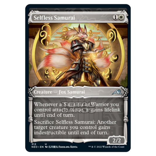 Magic The Gathering - Kamigawa - Neon Dynasty - Selfless Samurai - 312/302