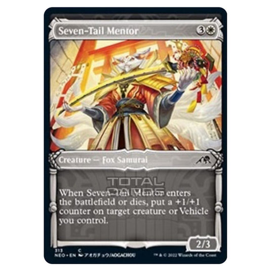 Magic The Gathering - Kamigawa - Neon Dynasty - Seven-Tail Mentor - 313/302