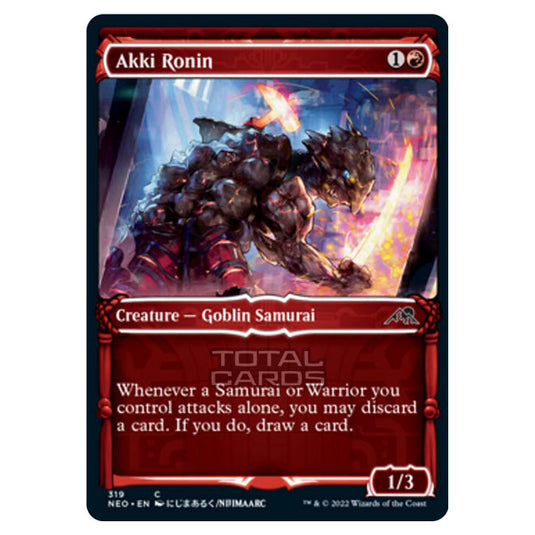 Magic The Gathering - Kamigawa - Neon Dynasty - Akki Ronin - 319/302