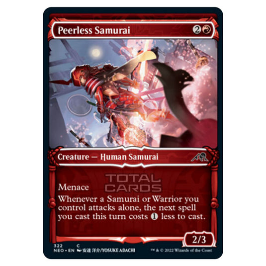 Magic The Gathering - Kamigawa - Neon Dynasty - Peerless Samurai - 322/302