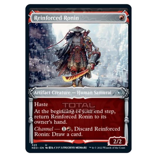 Magic The Gathering - Kamigawa - Neon Dynasty - Reinforced Ronin - 323/302