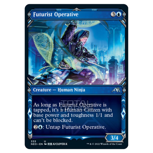 Magic The Gathering - Kamigawa - Neon Dynasty - Futurist Operative - 333/302