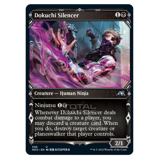 Magic The Gathering - Kamigawa - Neon Dynasty - Dokuchi Silencer - 340/302