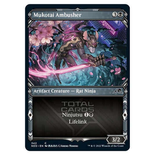 Magic The Gathering - Kamigawa - Neon Dynasty - Mukotai Ambusher - 342/302